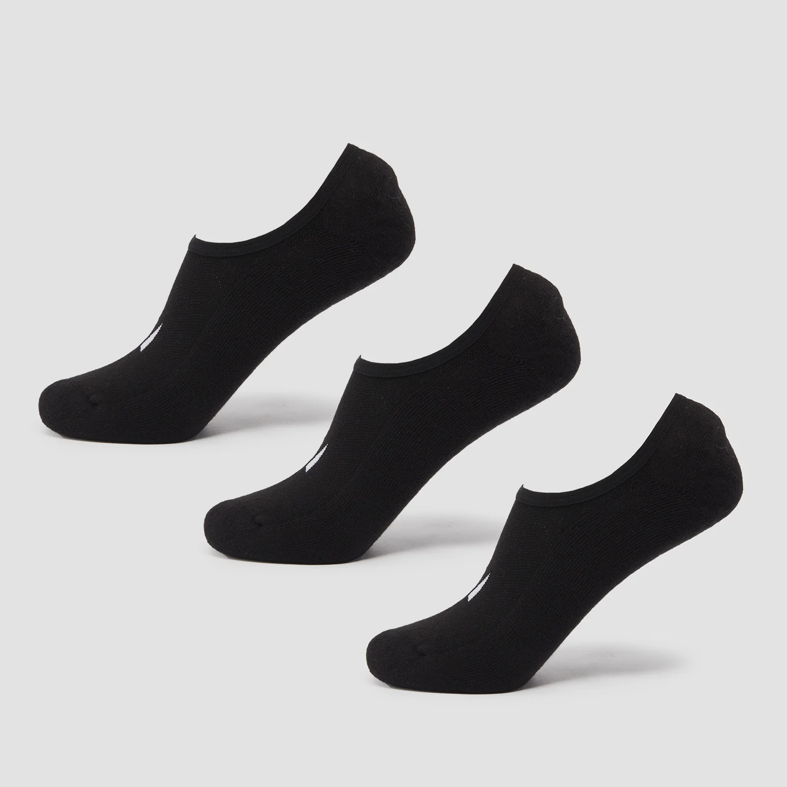 MP Unisex Invisible Socks (3 Pack) - Black - UK 12-14 Fotografija 1