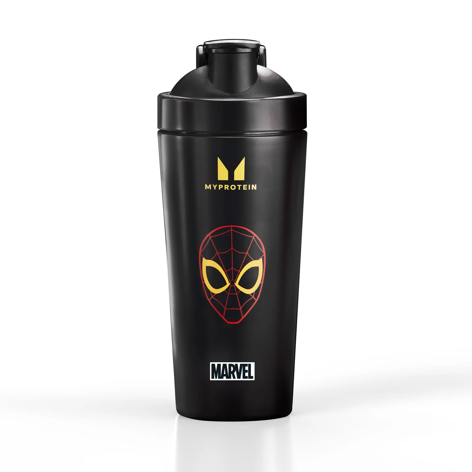 Myprotein Spiderman reciklirani metalni shaker – crni Fotografija 1