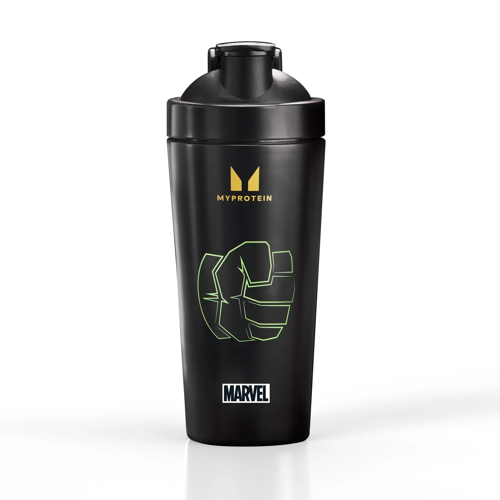 Myprotein Hulk reciklirani metalni shaker – crni Fotografija 1