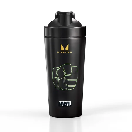 Myprotein Hulk reciklirani metalni shaker – crni