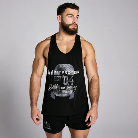 MP muške Origin Graphic s uzicama - Washed Black