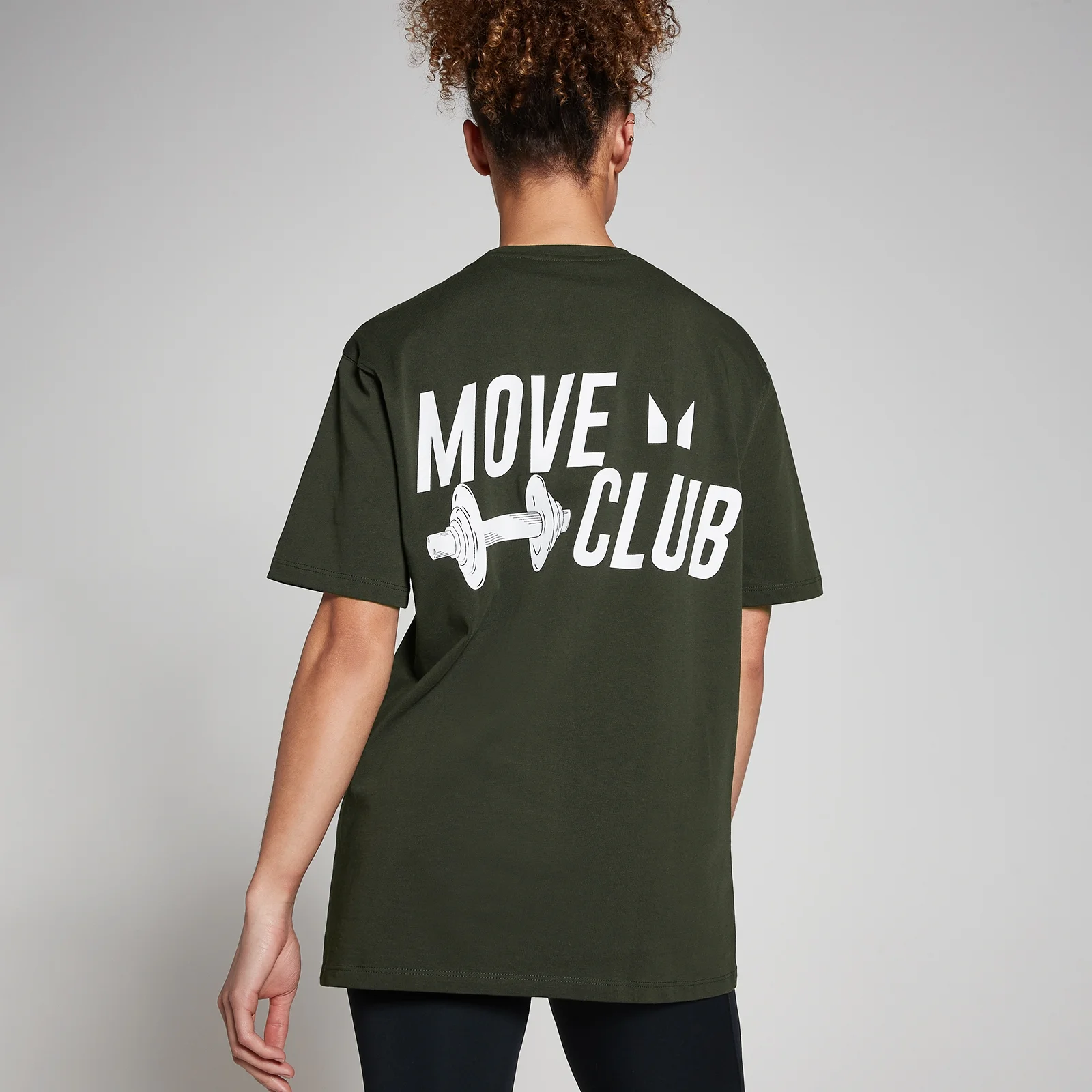 MP predimenzionirana Move Club majica - šumsko zelena - XXL-XXXL Fotografija 1