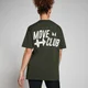 MP predimenzionirana Move Club majica - šumsko zelena