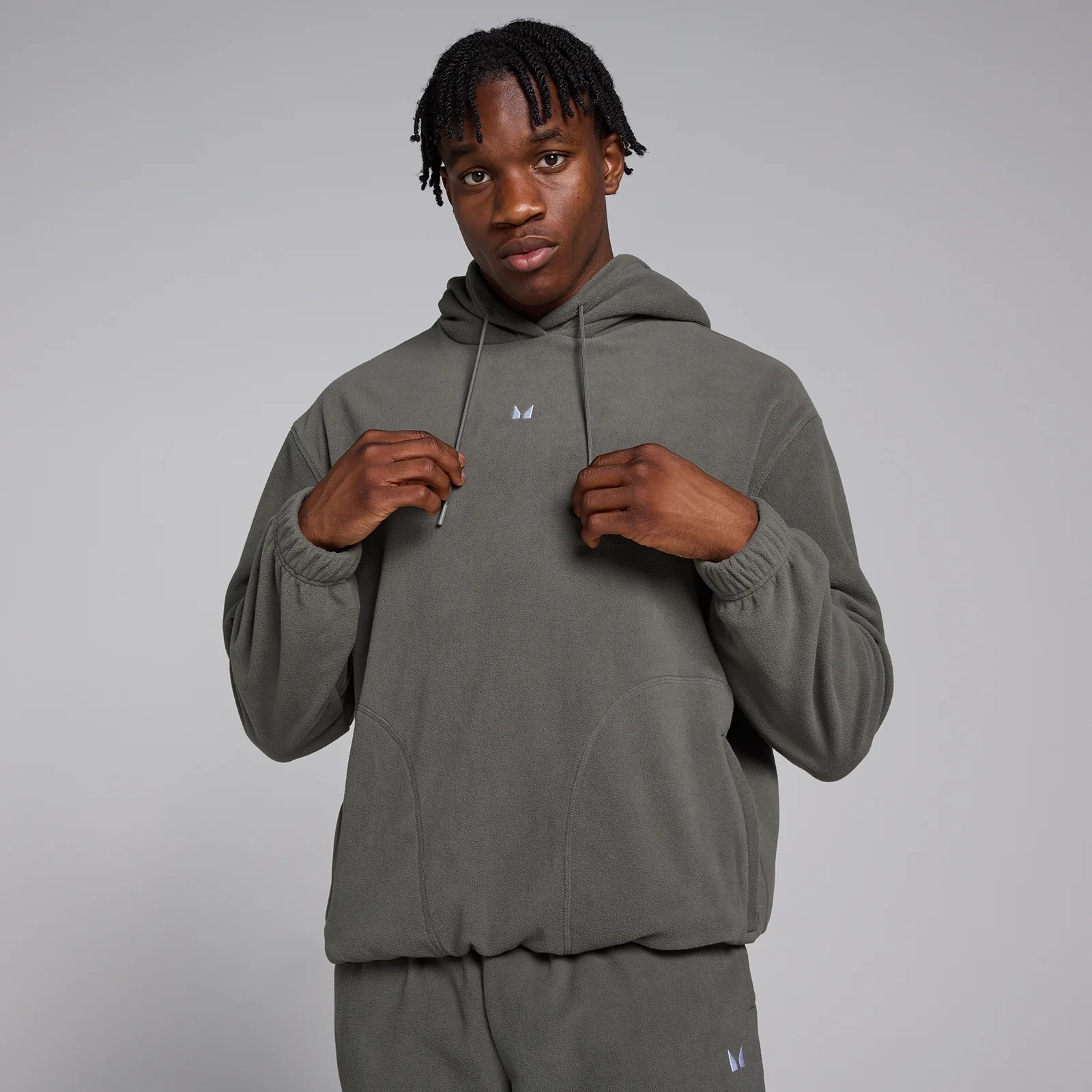 MP muški flis preko glave – Gun Metal - L Fotografija 1