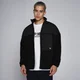 MP muška jakna od flisa Lifestyle Hybrid - crna