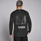 MP muška Lifestyle majica dugih rukava - isprana crna