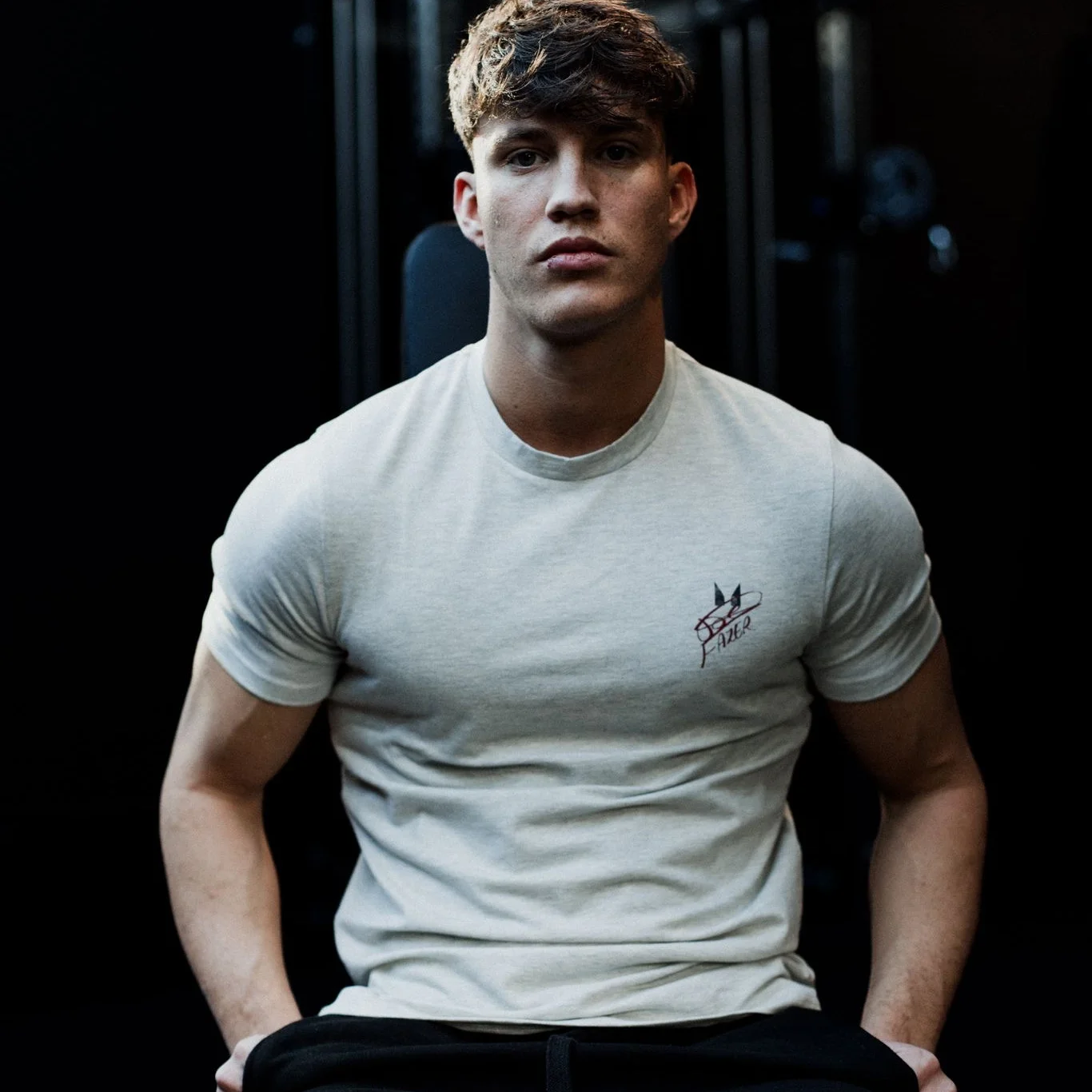 MP Men's Joe Fazer Muscle Fit Graphic T-Shirt - Grey Marl - S Fotografija 1