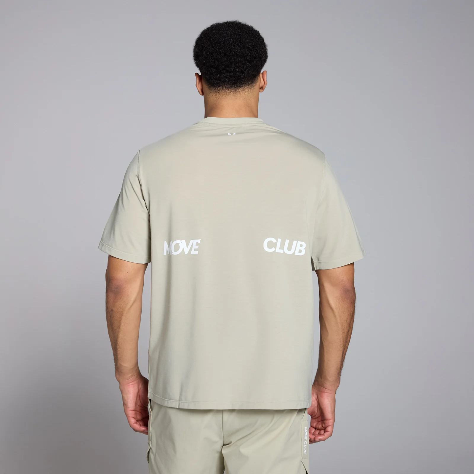 MP muška predimenzionirana majica Tempo Graphic – Salt Grey - XS Fotografija 1