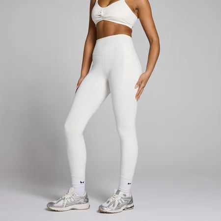 MP ženske Lifestyle tajice za trening - Natural Cotton