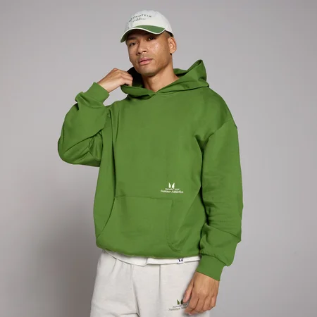 MP Lifestyle predimenzionirana majica s kapuljačom - Dark Pine
