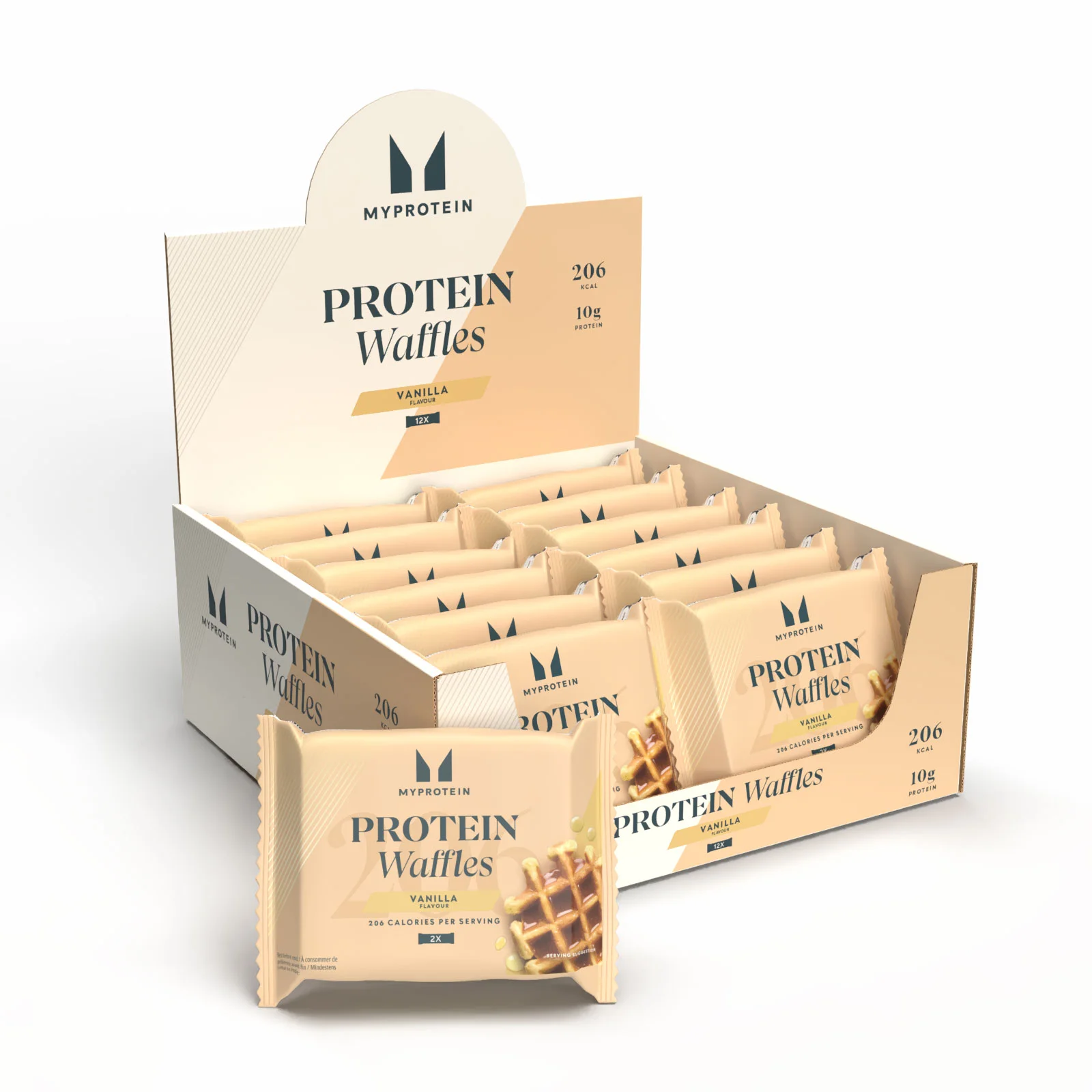 Proteinski vafli - 12 x 50g - Vanilija Fotografija 1