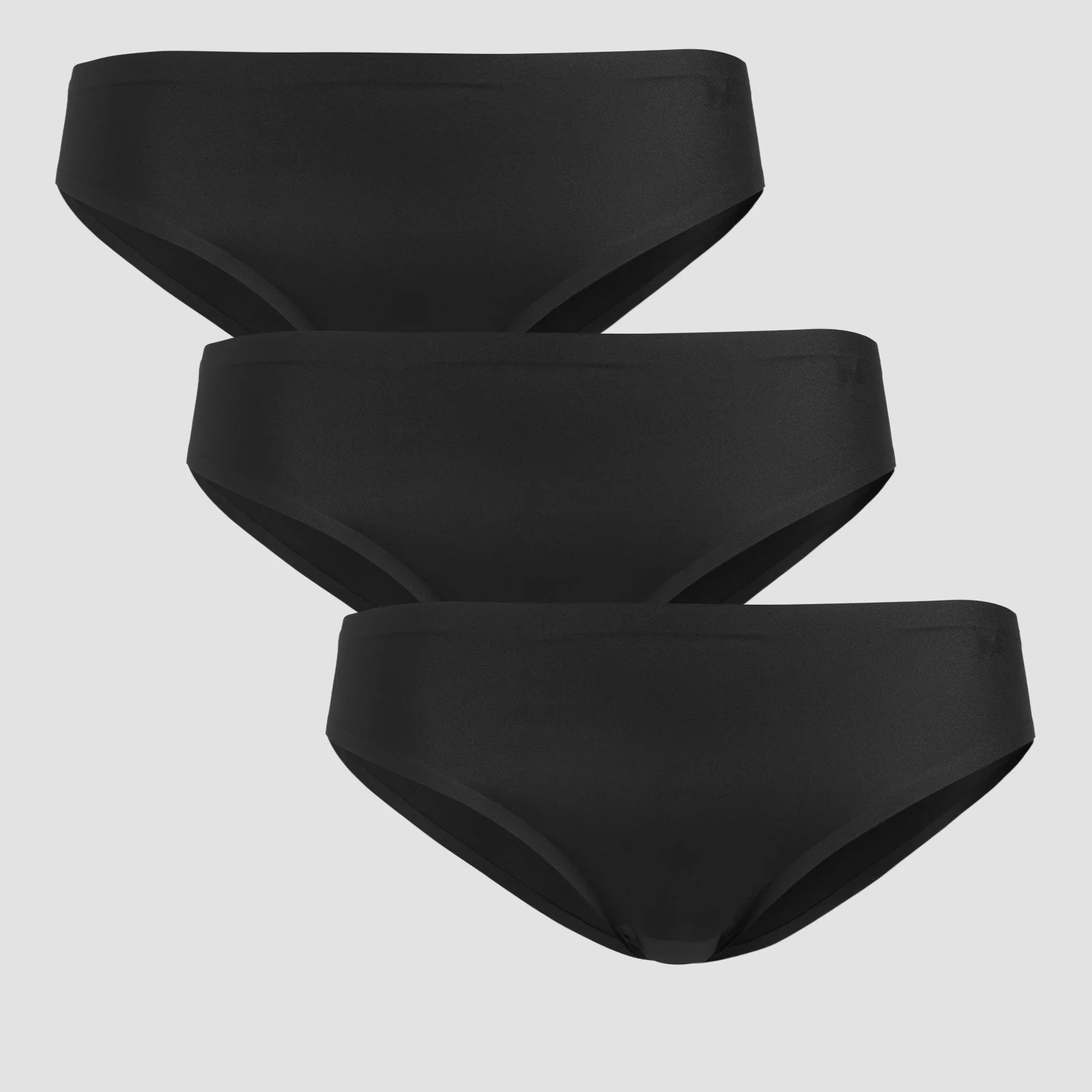 MP Women's Mid Rise No VPL Bikini Brief (3 Pack) - Black - XS Fotografija 1