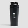 Myprotein Hyrox reciklirani metalni shaker – crni