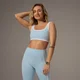 MP X Tatiana Contrast sportski grudnjak četvrtastog izreza - Light Aqua