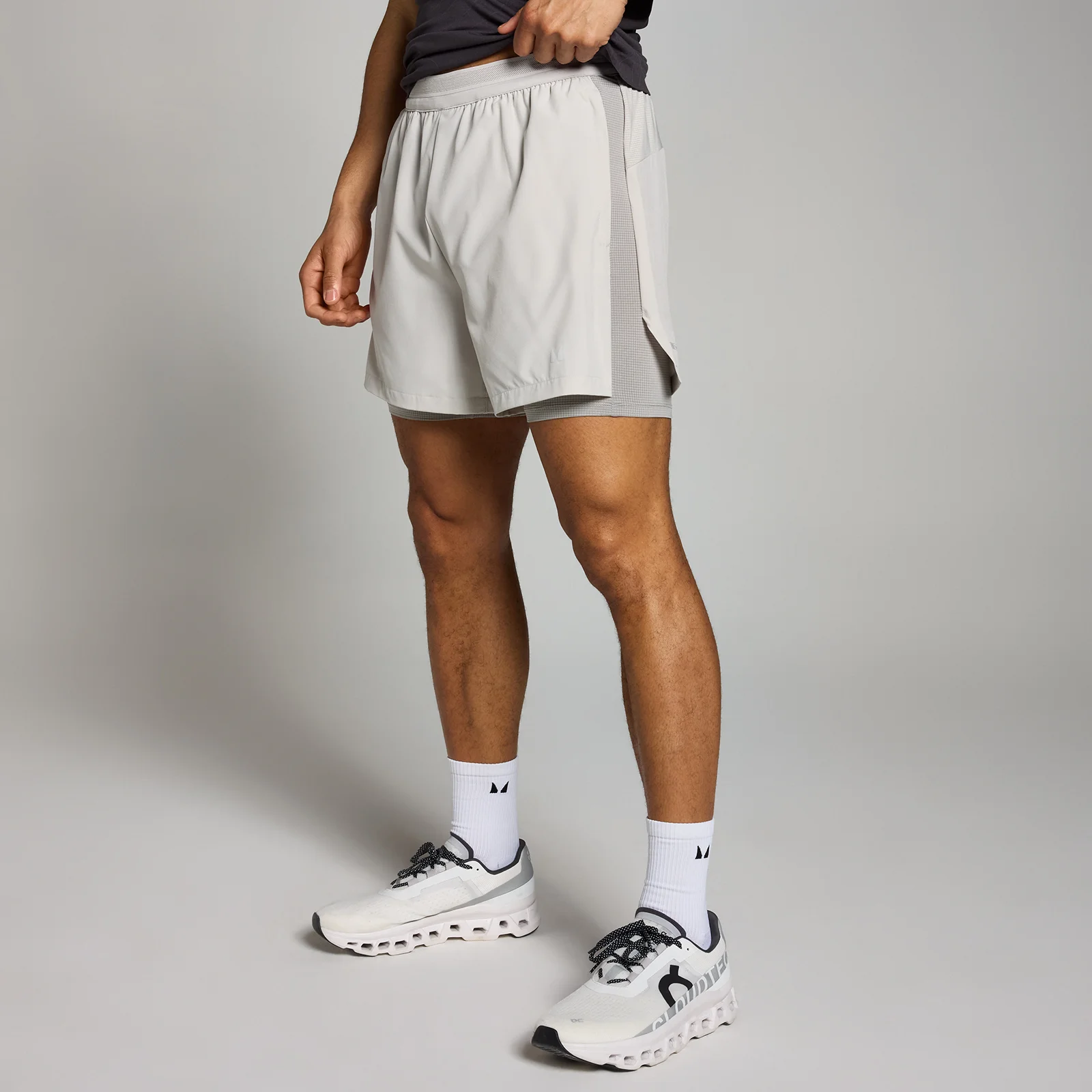 MP muške kratke hlače Velocity od 12,5cm 2 u 1 - Chrome - XS Fotografija 1