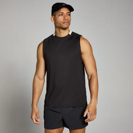 MP muška majica bez rukava s rešetkom Tempo - Washed Black