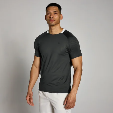 MP muška majica za trening s mrežom Tempo - Washed Black