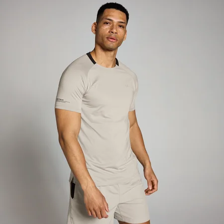 MP muška majica za trening s mrežom Tempo - Dove Grey