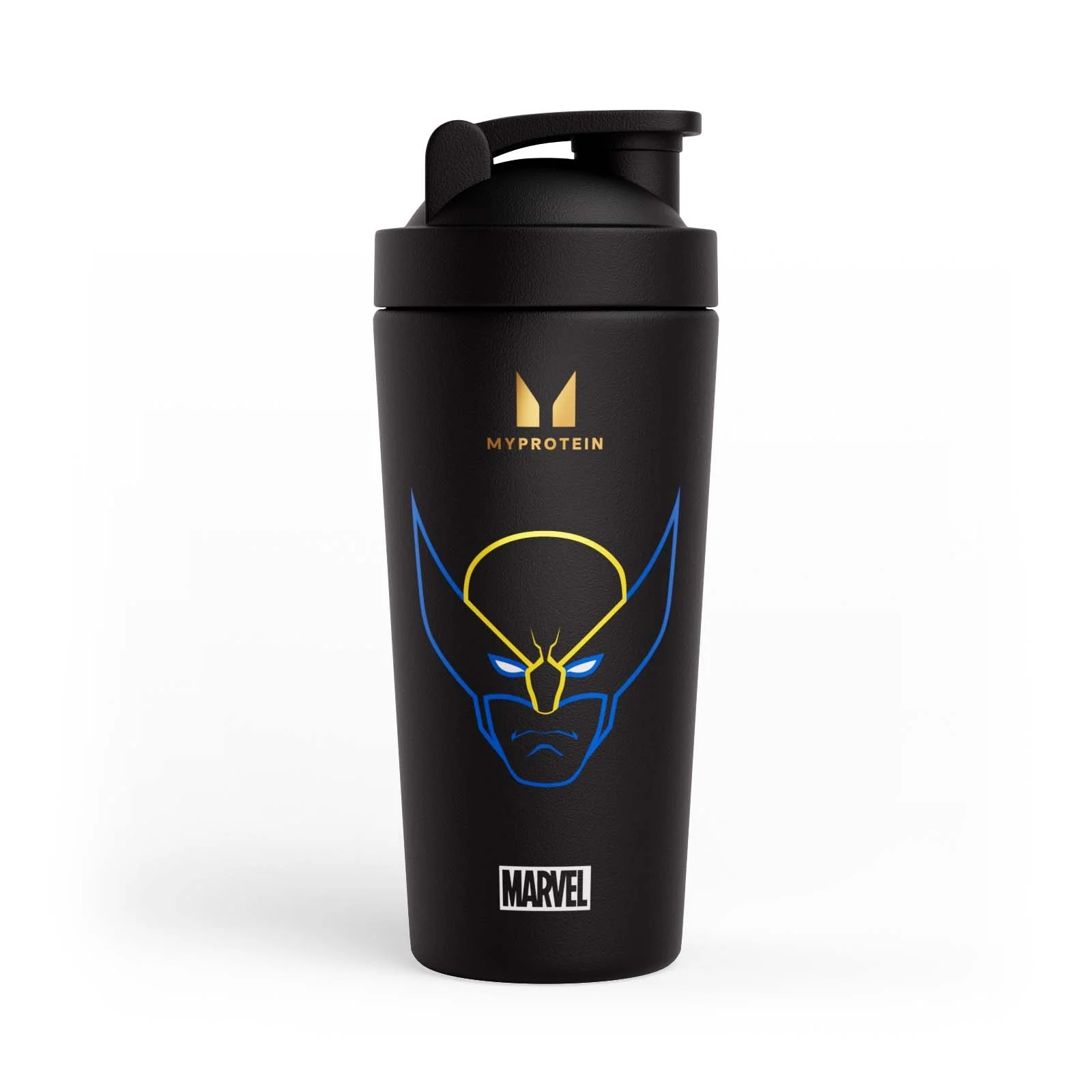 Myprotein Wolverine reciklirani metalni shaker – crni Fotografija 1