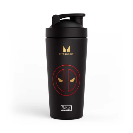 Myprotein Deadpool reciklirani metalni shaker – crni