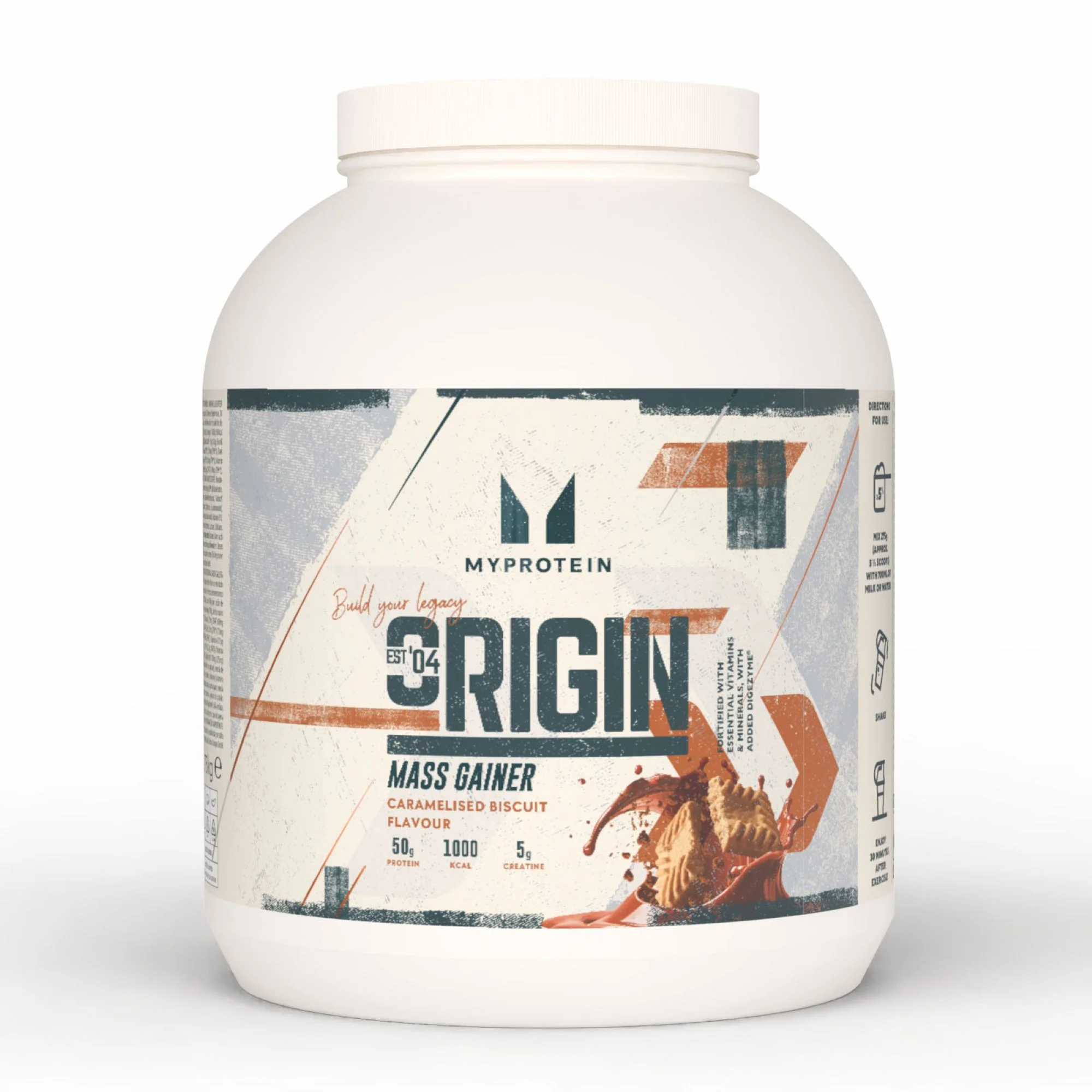 Myprotein Origin Mass Gainer - 2.74KG - 10Porcija - Origin Protein Keks s Karamelom Fotografija 1