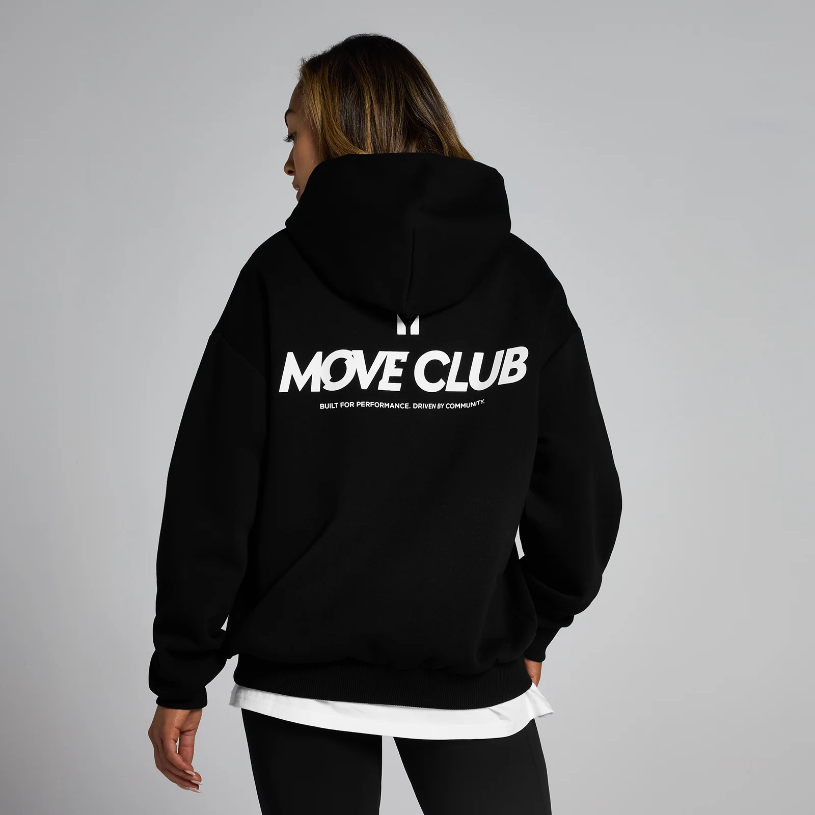 MP Unisex Move Club majica s kapuljačom - crna - XXL-XXXL Fotografija 1