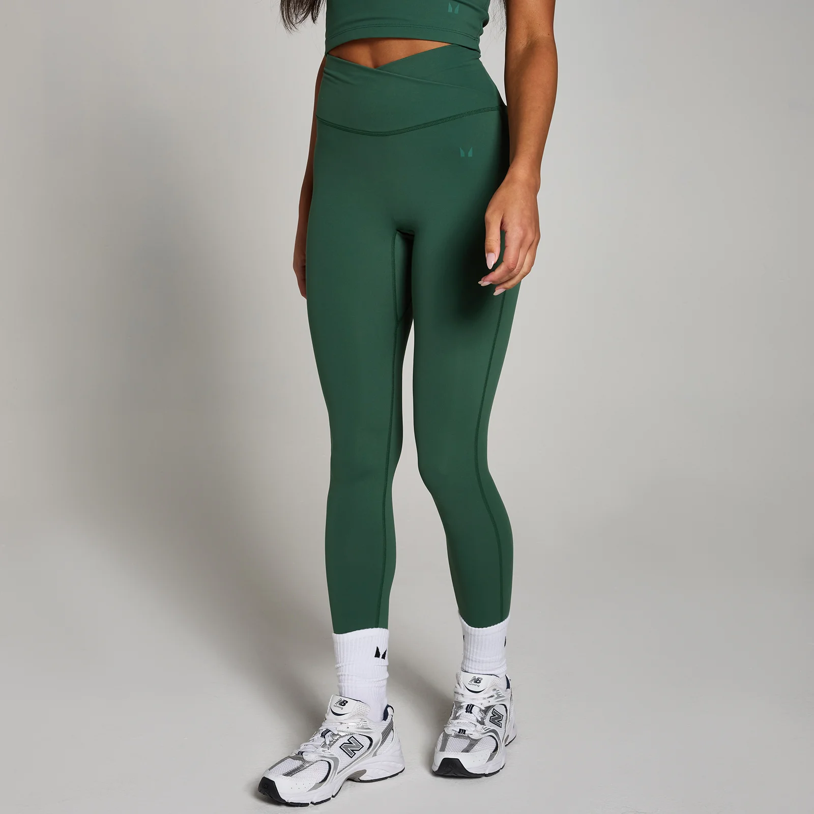 MP ženske tajice Tempo – Racing Green - XS Fotografija 1
