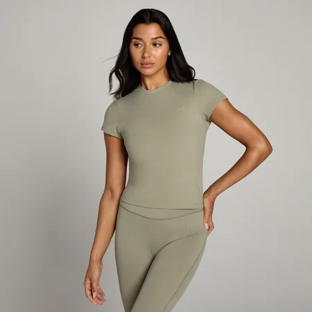 MP ženska majica kratkih rukava Tempo Body Fit – prugasti uzorak