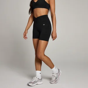 MP ženske kratke hlače Tempo s nabranim prednjim dijelom - Crna - Size XS