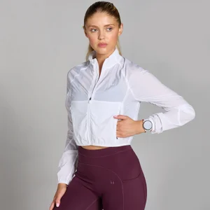 MP ženska skraćena vjetrovka Velocity uskog kroja – bijela - Size S