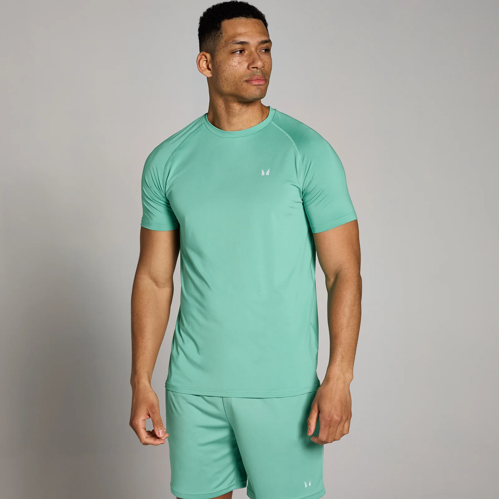 MP muška majica za trening - Aqua - XS Fotografija 1