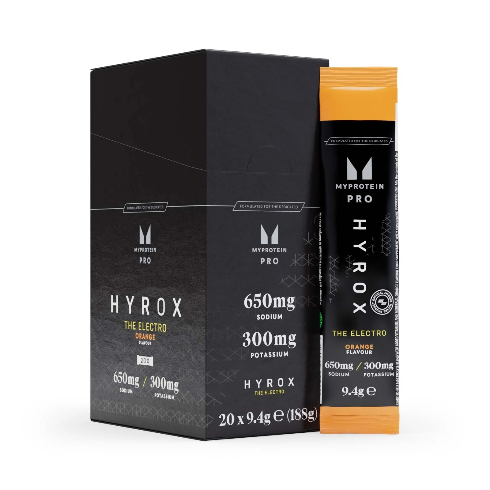 Myprotein THE Electro, (Stick Pack), (Box of 20) - 20 x 9.4g - Naranča Fotografija 1