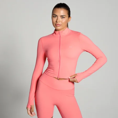 MP ženska skraćena (odrezana) jakna Tempo – Coral Pink