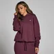 MP ženska predimenzionirana majica s kapuljačom Basics – Deep Berry