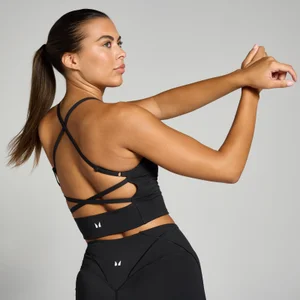 MP ženski prsluk bez rukava Tempo Ultra s križnim leđima – crna - Size XS