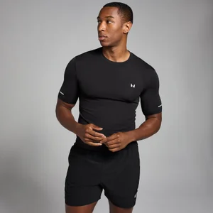 MP muška Active bešavna majica kratkih rukava s ispisom – crna - Size XS