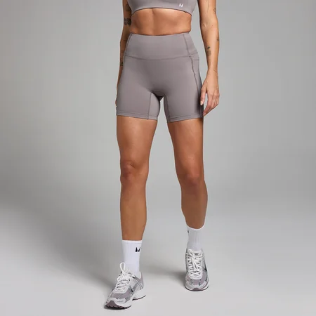 MP Active ženske kratke biciklistčke hlače s džepovima – Cool Grey