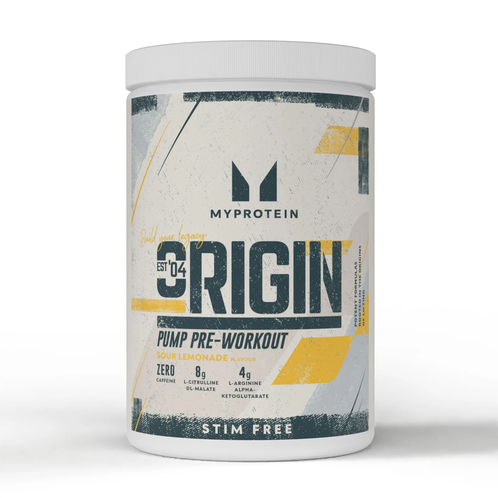 Origin Stim-Free Pre-Workout - 750G - 30servings - Sour Lemonade Fotografija 1