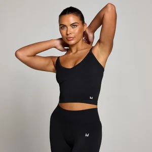MP ženska bešavna majica bez rukava Tempo – crna - Size XS