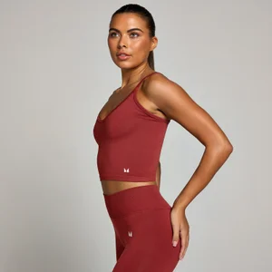 MP ženska bešavna majica bez rukava Tempo – Cherry - Size XS