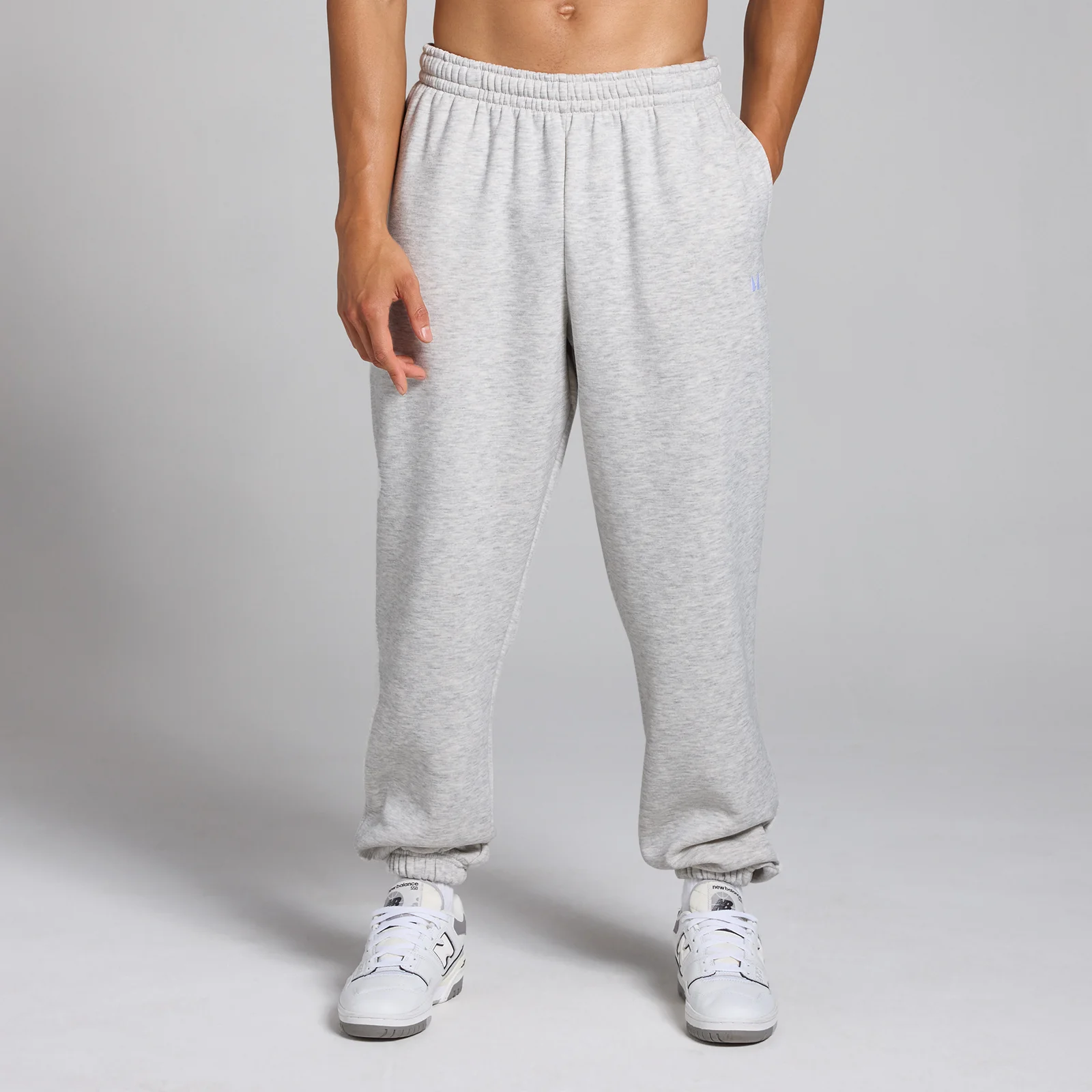 MP Rest Day muški predimenzionirani donji dio trenirke – Light Grey Marl - L Fotografija 1