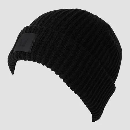 MP Beanie pletena kapa – crna
