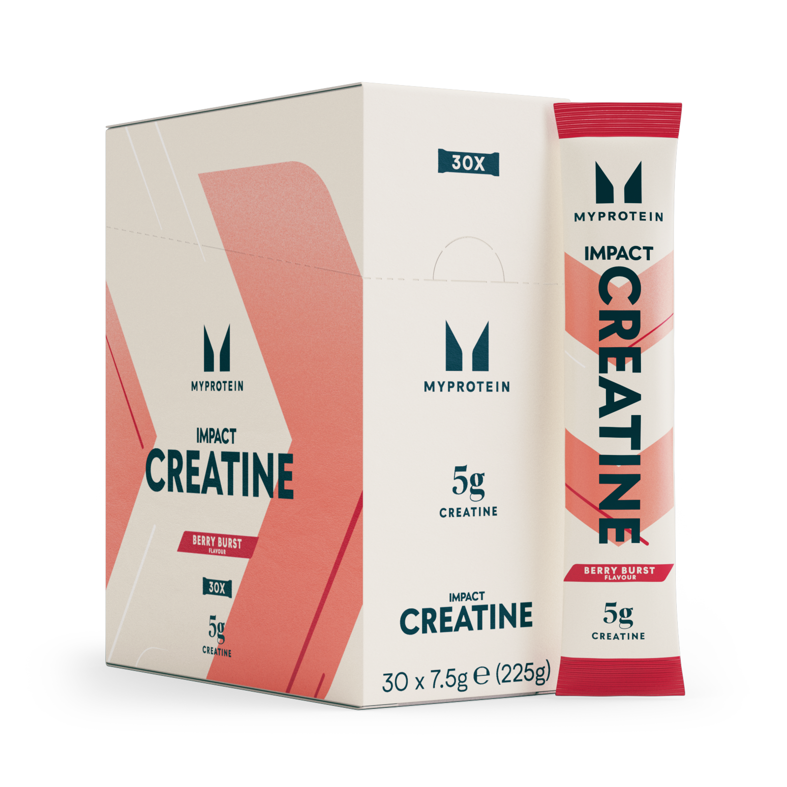 Myprotein, Impact Creatine Stick Packs, 6g (Boxes) - 20servings - Bobice Fotografija 1