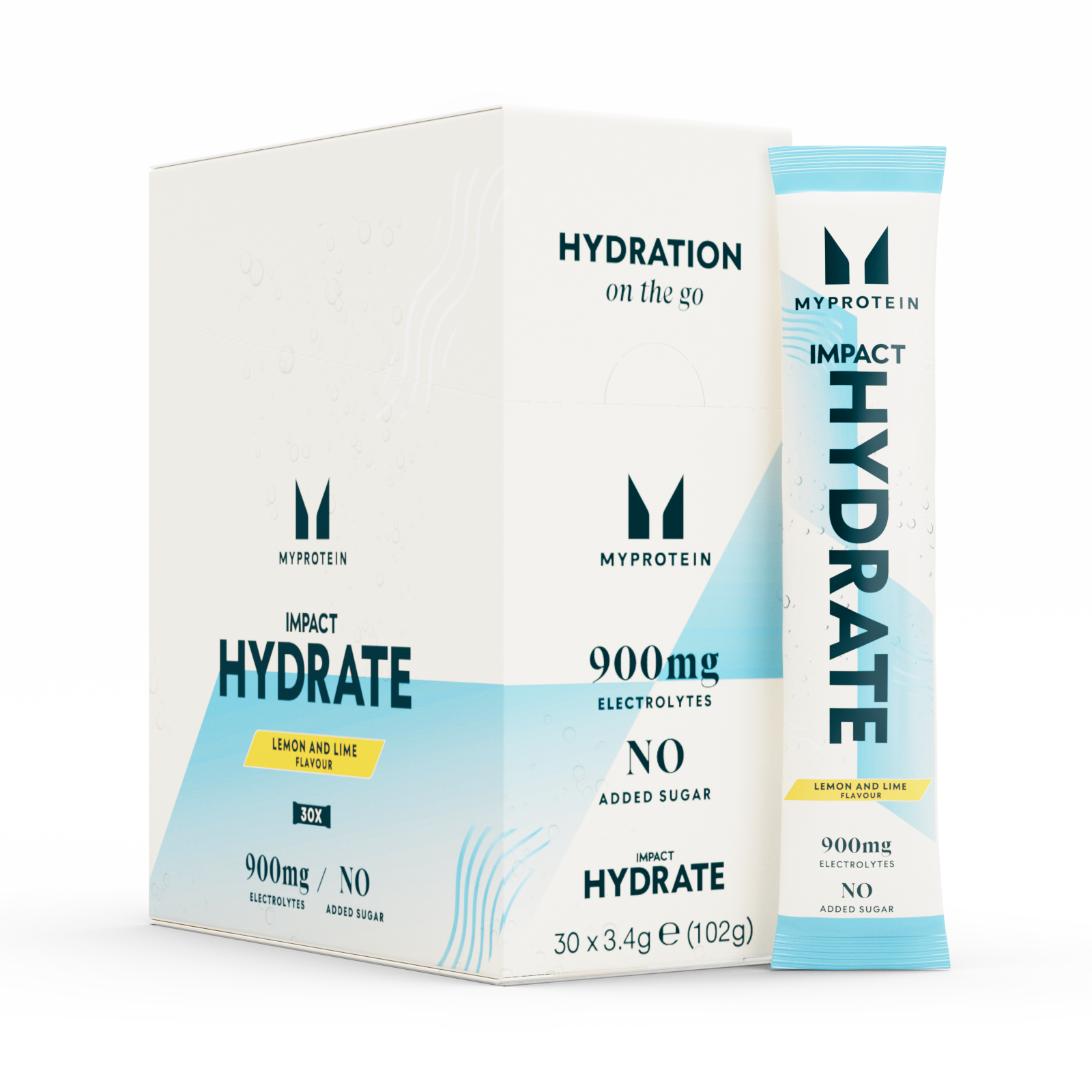 Impact Hydrate | Pakiranja u stiku - 3.4g x 30Porcija - Limun i limeta Fotografija 1