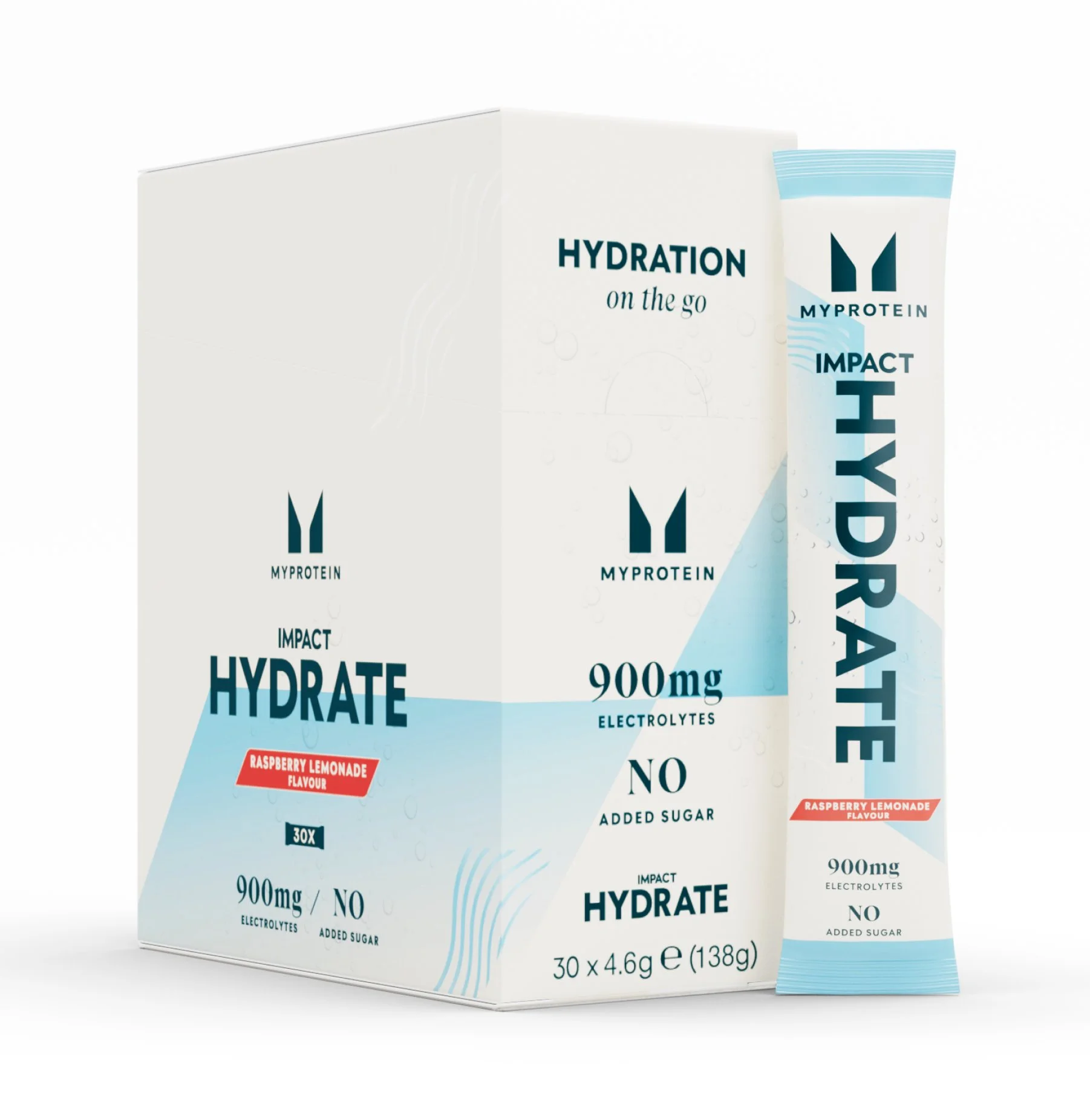 Impact Hydrate | Pakiranja u stiku - 4.6g x 30Porcija - Limunada od maline Fotografija 1