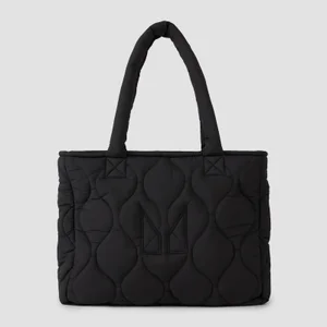 MP prošivena podstavljena velika torba – crna - Colour Black