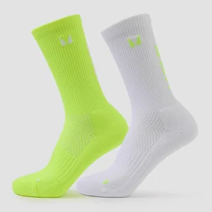 Čarape za trčanje MP Move Club (2 para u pakiranju) – žuta - Size UK 2-5