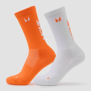 Čarape za trčanje MP Move Club (2 para u pakiranju) – Narančasta - Size UK 2-5