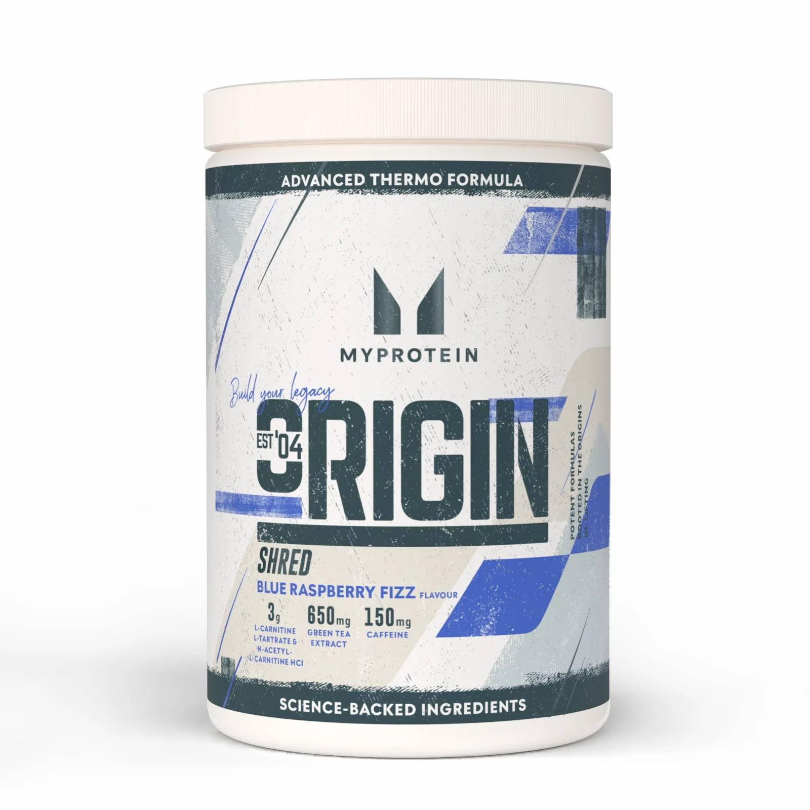 Origin Shred pre-workout - 60SERVINGS, 660g - Blue Raspberry Fizz Fotografija 1