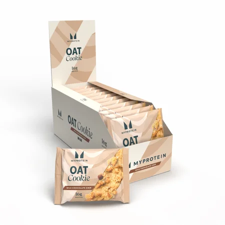 Pečeni Proteinski Kolačić - 12 x 65g - Milk Chocolate Chip (Oat)